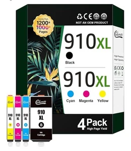 Mycartridge HP 910 910XL Wkłady atramentowe do HP Officejet Pro 8025 8020 8015 4PK - Zdjęcie 1 z 3