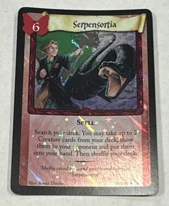 Harry Potter Juego de Cartas Coleccionables Serpensortia Lámina Cámara Secreta 49/140 Raro Sin Jugar - Imagen 1 de 3