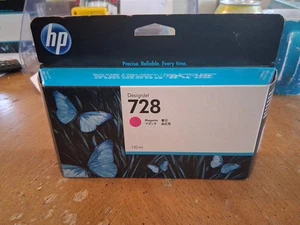 NEW Genuine HP Design Jet 728 Magenta Ink Cartridge - EXP. 2020 - F9J62A - Picture 1 of 1