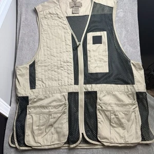 Game Winner Vest Fowl Bird Khaki Hunting Utility Vest Mesh Pockets 3x 4x Xxxl - Picture 1 of 13