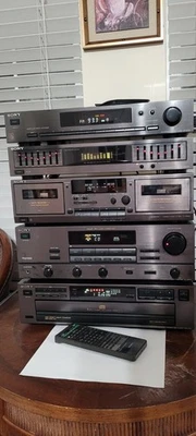 Sony Stereo System TA-AV631X/ SEQ-431/ TC-WR531/ CDP-C331/ ST-JX531.   Excellent - Image 1 of 4