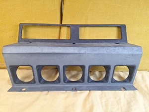 Jeep YJ Black center bezel cluster dash trim 87-95 Wrangler radio - Picture 1 of 9