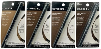 Covergirl Easy Breezy Brow Draw & Fill 2 in 1 Brow Definer YOU CHOOSE - Image 1 of 4