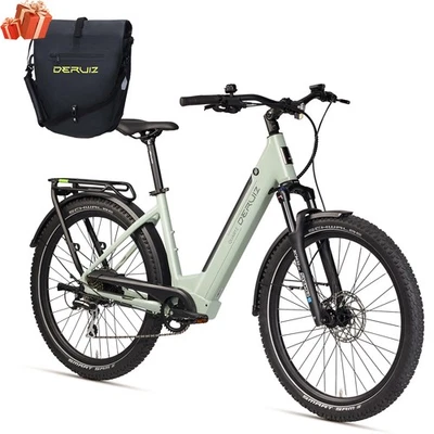 DERUIZ E-Bike 27,5Zoll 8-Gang SHIMANO Trekkingrad 2025 Elektrofahrrad 48V13.4AH