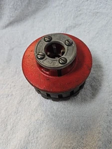 Cabezal de troquel roscador de tubería Ridgid 3/8", hecho en EE. UU., usado - Imagen 1 de 3