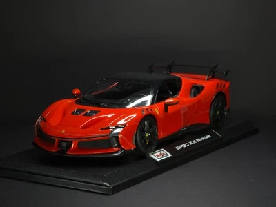 法拉利 SF90 XX Stradale 1:18 Maisto 独家风格特别版 - 红色 — 第 1/4 张图片