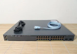 Cisco WS-C2960X-24PD-L++ 2960-X 24 GigE PoE 370W 2 x 10G SFP+ LAN Base TAA - Bild 1 von 1