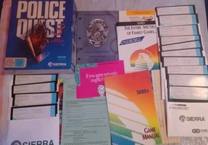 Police Quest 3 The Kindred ( IBM PC MS DOS ) Game in Box 5.25” Sierra Adventure - Picture 1 of 18