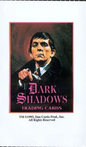 Dark Shadows Bag Trading Cards Empty Vintage 1993 Original Vampire Depp NOS - Picture 1 of 1