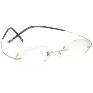 Silhouette Eyeglasses 7581 00 6060 Icon Collection Silver Rimless 46[]21 160 - Picture 1 of 6