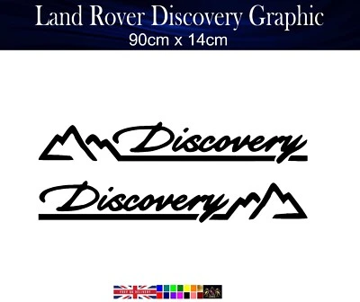 LAND ROVER DISCOVERY COPPIA decalcomanie/vinile per auto - Immagine 1 di 3