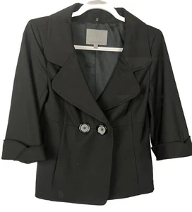 Classiques Entier Short Black Blazer Women’s Size Small - Picture 1 of 9