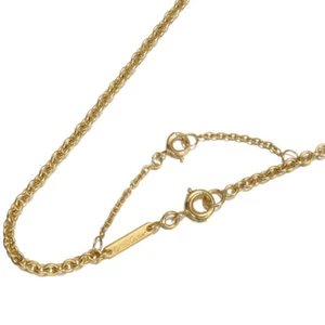 Auth Cartier Chain Necklace Forsa 42cm 18K 750 Yellow Gold - Picture 1 of 3