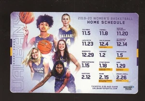 Calendario imán de baloncesto Albany Great Danes 2019-20 Mohawk Honda America East - Imagen 1 de 1