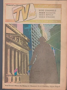Democrat & Chronicle TV Tab June 12 1966 Wall Street Where the Money Is - Picture 1 of 1