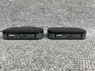 LOT of 2 Shure PG4 K7 Wireless Receiver Microphone Transmitter - Image 1 of 4