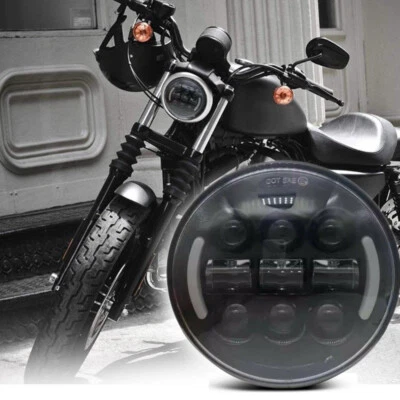 Faro LED para Indian Scout & Bobber de 5,75" con ojo angular Plug and Play Foto 1 de 4