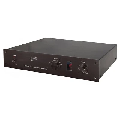 Dynavox Preamp TPR-43 Nero Con Scocca In Metallo Phono MM/MC - Immagine 1 di 2