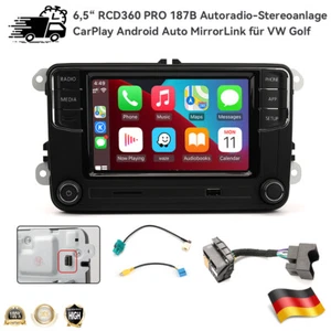 6.5" RCD360 PRO 187B Autoradio CarPlay Android Auto RCD330 Für VW Golf Passat CC - Bild 1 von 15