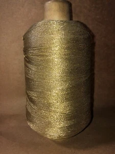 #300 COTTON GOLD MYLAR GLITTERON THREAD - Picture 1 of 2