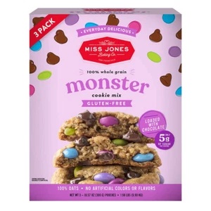 Miss Jones Baking Monster Cookie Mix - Gluten Free 3-Pack - Chocolate 10.57 oz - Picture 1 of 14