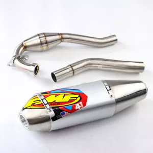Racing Full System Exhaust Pipe Kit Stainless Steel KAWASAKI KLX300R 2020-2024 - Picture 1 of 14