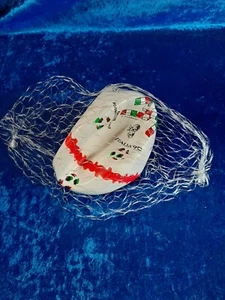 *I90 Italia 90 Mondo Pallone da calcio nuovo in rete promo FIAT vintage ROSSO - Picture 1 of 3