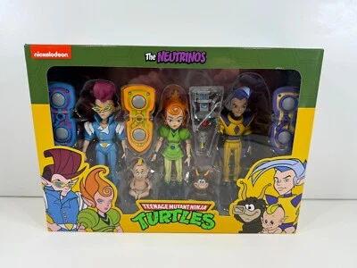 NECA Teenage Mutant Ninja Turtles Dibujos Animados Neutrinos Paquete de 3 Auténticos Vendedor de EE. UU. Foto 1 de 4
