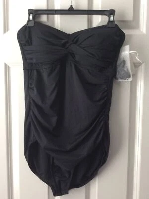 NUEVO Traje de baño Cole By California One Piece para mujer, talla 10, negro Foto 1 de 4