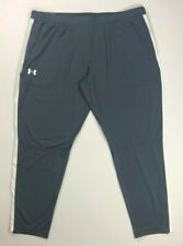 Under Armour Mens Stealth Grey Gray Sportstyle Pique Track Pants 1313201 2xl