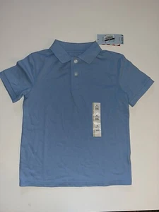 Cat and Jack School Uniforms Light Blue Short Sleeve Polo Shirt Size  M (10-12) - Picture 1 of 1