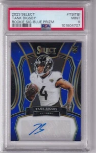 Tank Bigsby 2023 Panini Select Blue Prizm Rc Auto (40/99) Psa 9 - Picture 1 of 2