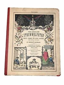 THE ENGLISH STRUWWELPETER PRETTY STORIES & FUNNY PICTURES ANTIQUE BOOK - Picture 1 of 5