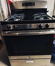 New listing
		Used:- Ge 30 "Free standing Gas Range with Self-Cleaning Oven Stainless Steel
