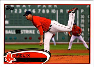 2012 Topps Update Felix Doubront #US248 Boston Red Sox