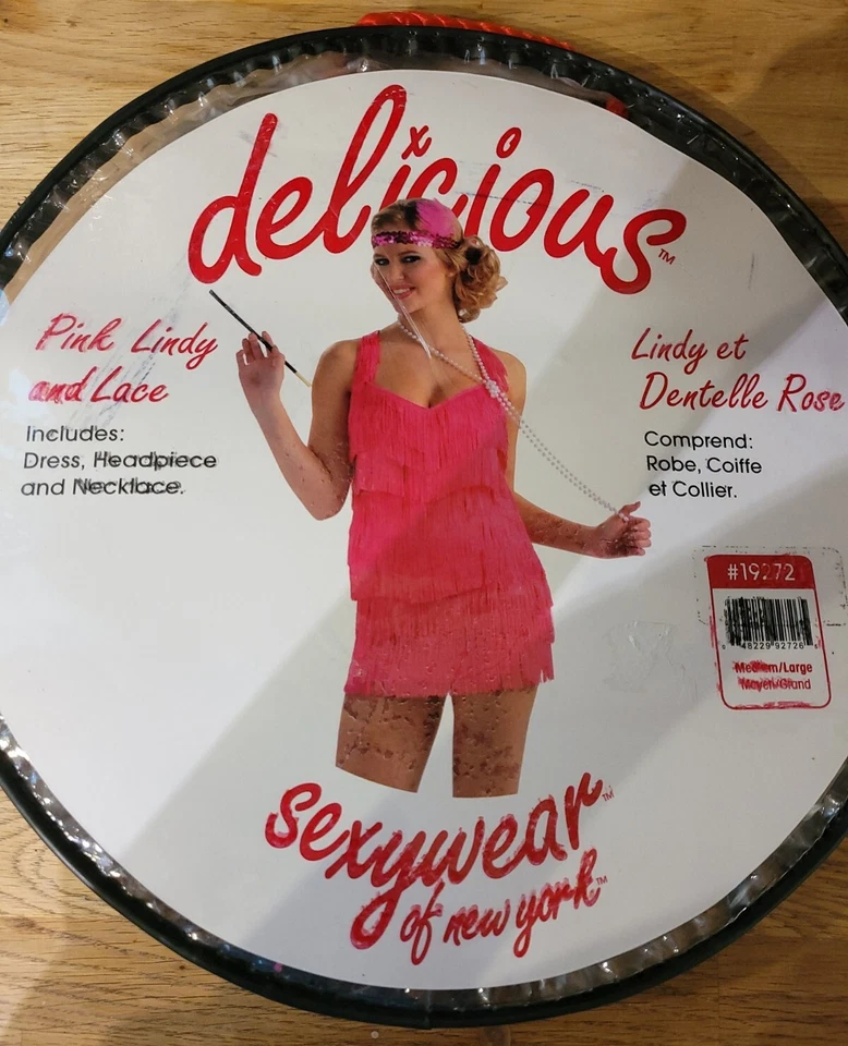 Sexy Disfraz de Halloween Lindy y Encaje Rosa Nueva York Talla M/L Foto 1 de 4