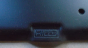 PLACA NUMERADORA ORIGINAL HILLS EN BLANCO COMPLETA CON LOGOTIPO 'HILLS' - Imagen 1 de 5