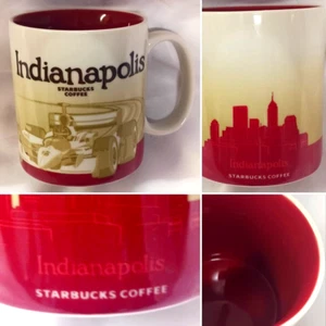 INDIANAPOLIS RACECAR STARBUCKS KAFFEETASSE TASSE MIT ROTEM INNENRAUM 2011 - Bild 1 von 9