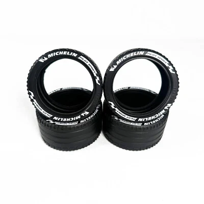 Neumáticos de impresión personalizados 4 piezas MOC 44771 para coches Lego 42156 42125 42096 1:10, V1-2 Foto 1 de 2