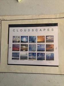 Collection Of Us 37 Cents Sheet 15 Cloudscapes Nh N219 - Picture 1 of 2
