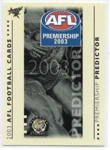 2003 Select XL Premiership Predictor (PC12) RICHMOND + - Picture 1 of 1