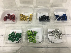 Carbon-Ti X-Fix Road Kit Chainring Standard Fixing Bolts (5 males and 5 females) - Picture 1 of 12