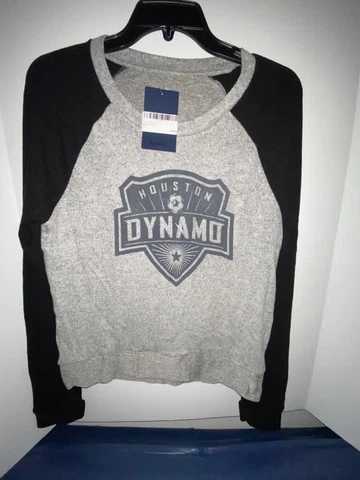 Cozy Houston Dynamo Women's Soccer Heather Gray Sweatshirt Sweater Medium Cover