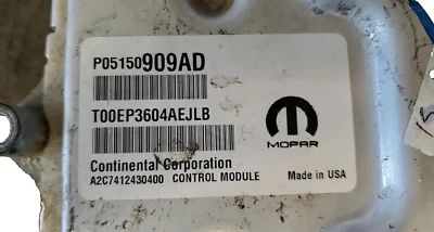P05150909AD Dodge Dart 2015 Ecm Ecu Computer - Immagine 1 di 4