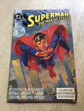 Superman The Man Of Steel (1991) First Issue Comics Super Man