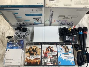 Sony PlayStation 2 Slim Limited Edition Keramik Weiß Konsole CIB Original/Test - Bild 1 von 16