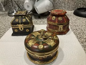 Three Kings Gifts Christmas Gold Frankincense and Myrrh Deluxe Box Set of 3 - Picture 1 of 14