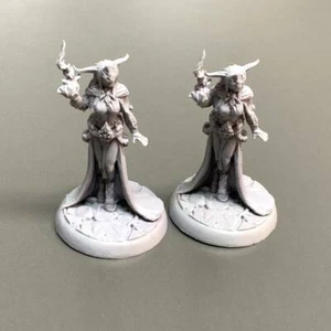 2 Stück Grey Hero Spiel Figur Dungeons & Dragon Brettspiel D&D Miniaturen Mini Spielzeug - Bild 1 von 5