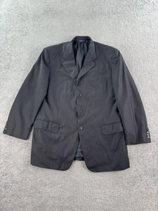 Brooks Brothers Suit Jacket 44 R Black Wool Loro Piana Golden Fleece Italy - Picture 1 of 16