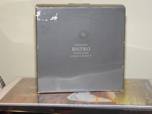 Anillo Toalla Bistro Restauración Hardware Cromo Pulido Nuevo Antiguo Stock Sellado - Imagen 1 de 2